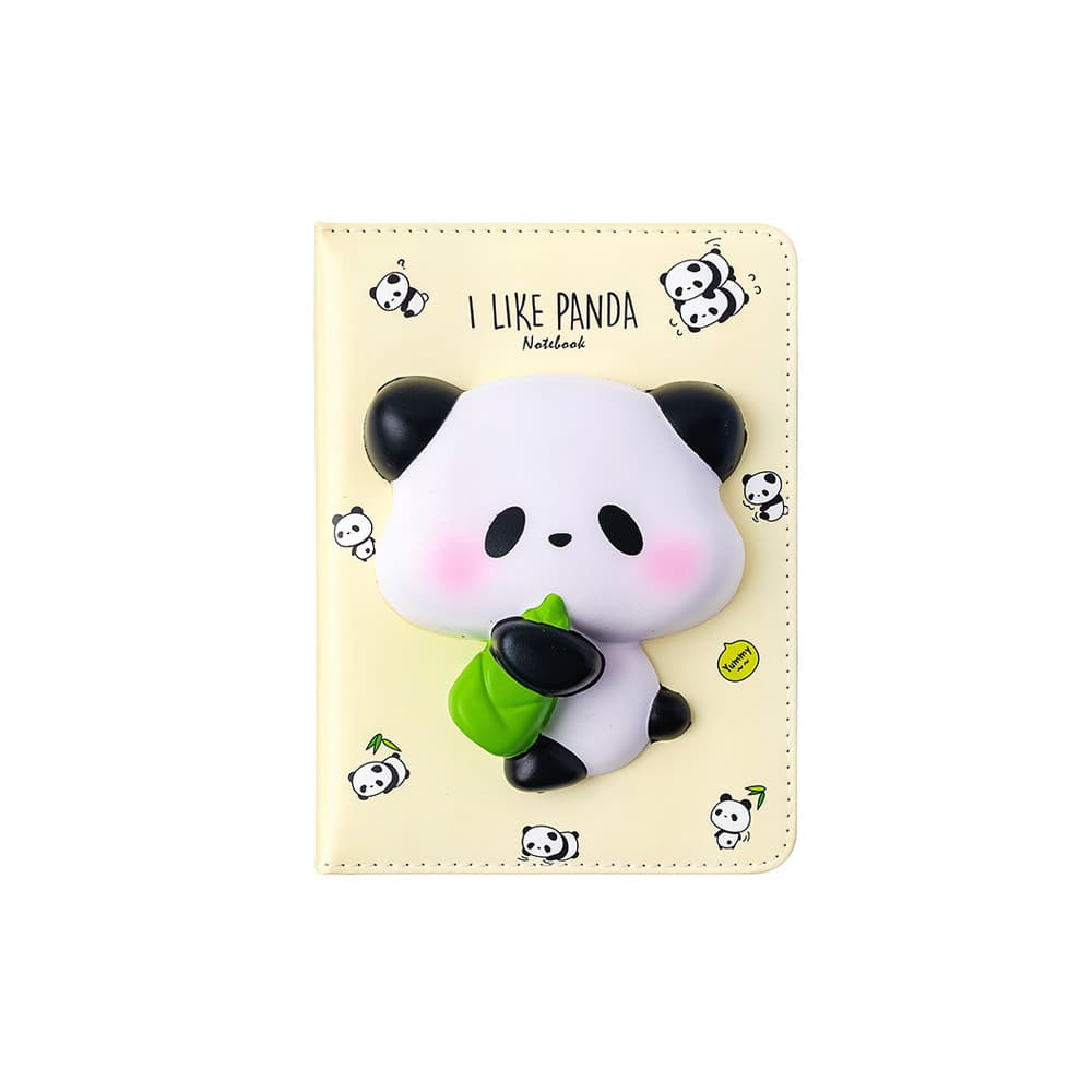 Bloco de Notas 194x165mm Squishy i Like Panda 128Fls 1 Un.