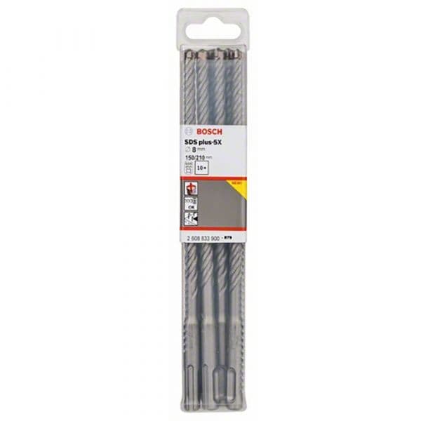 Bosch Acessórios Broca Sds Plus-5x 8MMx210MM 10UNI (2608833900)