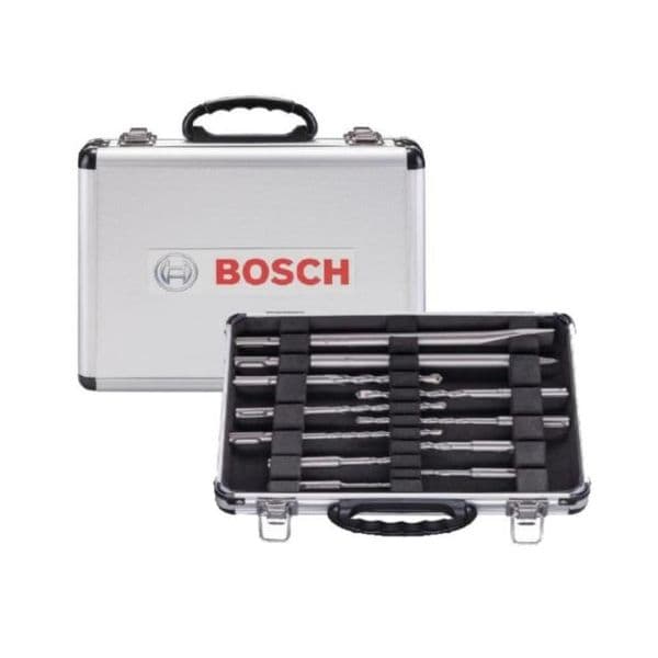 Bosch Conjunto Brocas + Cinzel Sds-plus 11pcs. En La Maleta