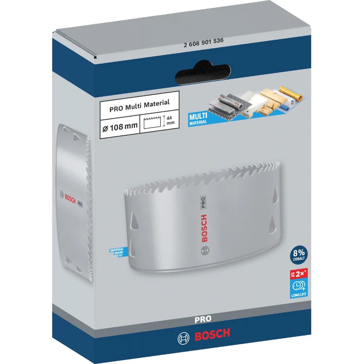 Serra craniana PRO Multi Material, 108 mm, roscada refª 2608901536 BOSCH - 2608901536 - Ferramentaspro.pt