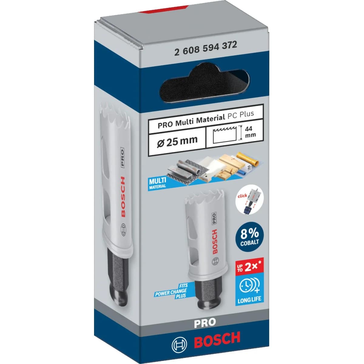 Serra craniana PRO Multi Material PC Plus, 25 mm refª 2608594372 BOSCH - 2608594372 - Ferramentaspro.pt