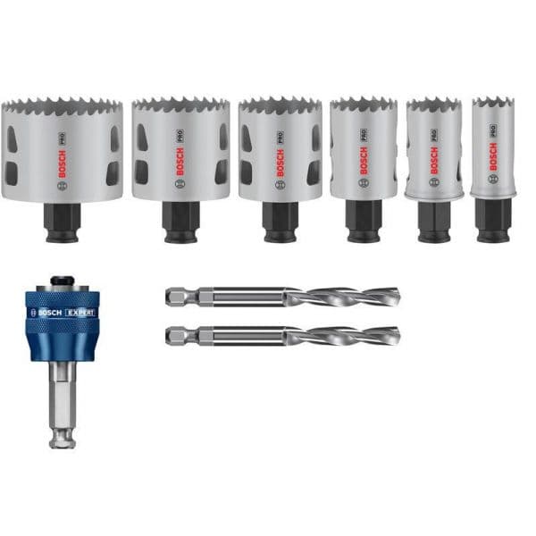 BOSCH Conjunto de serras cranianas PRO Multi Material PC Plus 9 Unidades