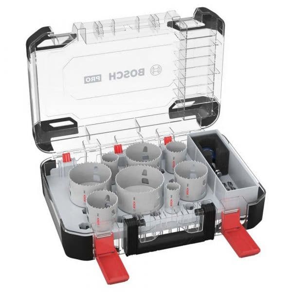Bosch Conjunto de Serras Copo PRO Multi Material Power Change Plus, 11 Unidades
