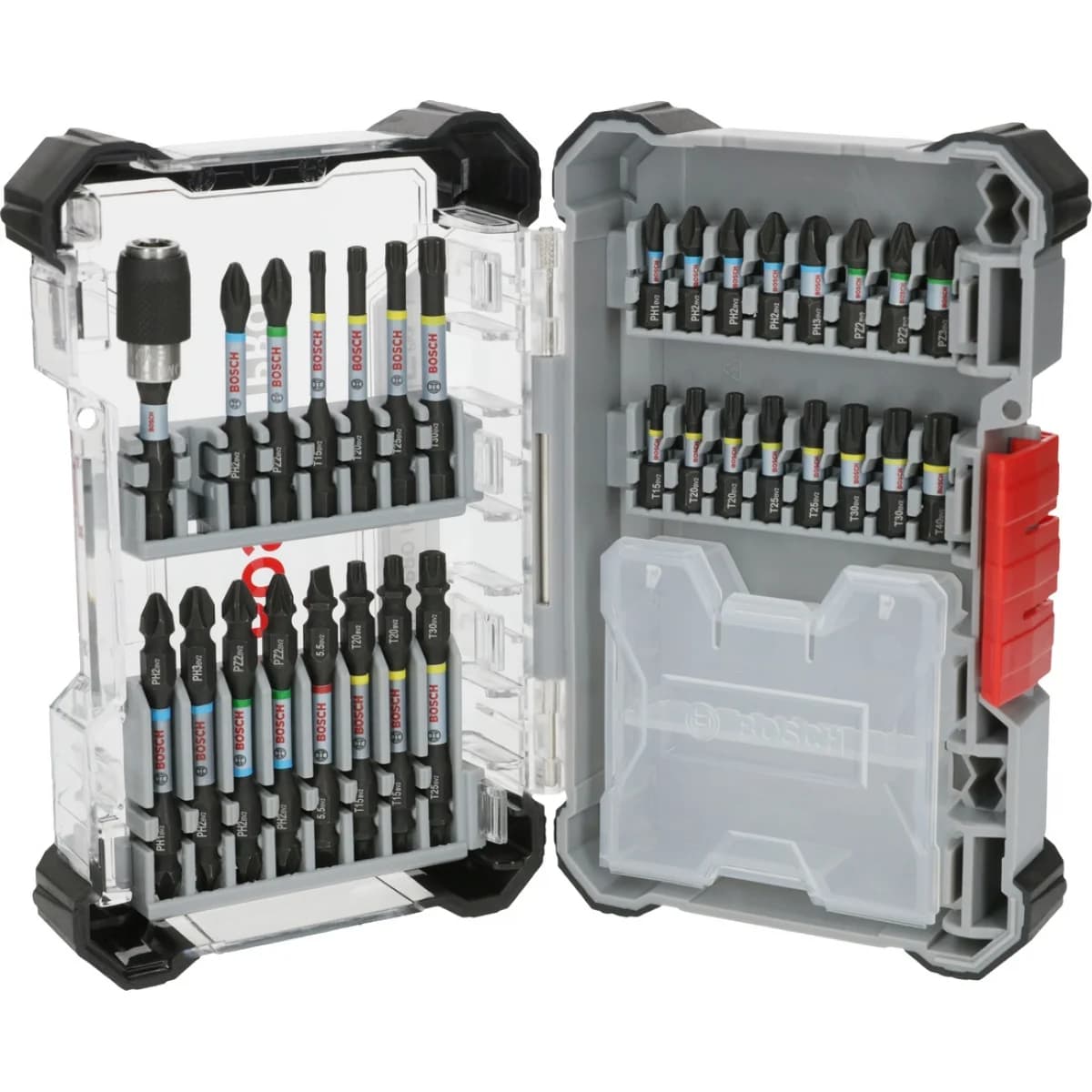 Estojo bits impacto sextavados 31pç refª 2608521U71 Bosch - 2.608.521.U71 - Ferramentaspro.pt