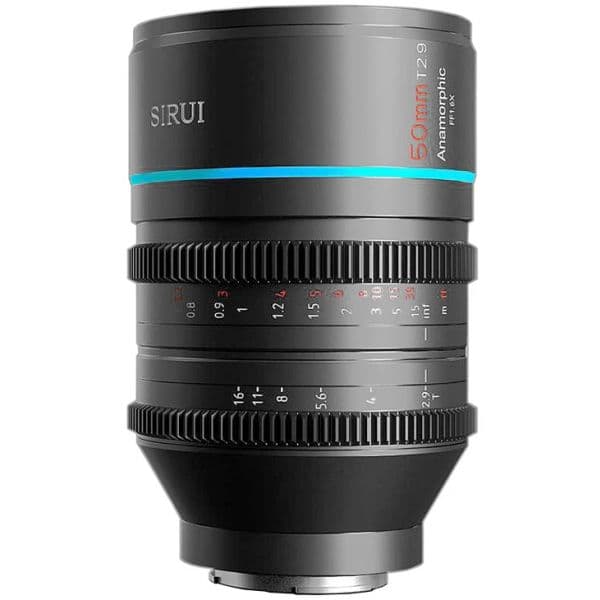 Objetiva Sirui 50mm T2.9 Anamórfica 1.6X Montagem L-mount