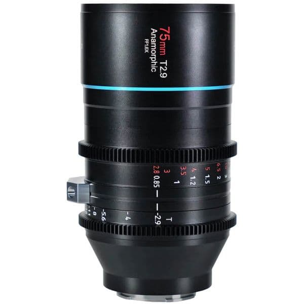 Objetiva Sirui Venus 75mm T2.9 Anamórfica 1.6X Montagem L