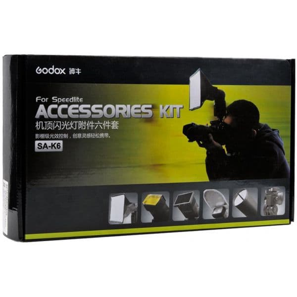 Godox Kit SA-K6 Acessórios para Flash Compacto