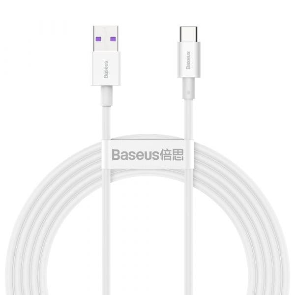 Baseus Cabo Dados USB para USB-C 66w 2.0m White
