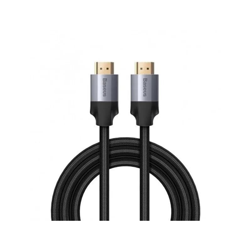 Baseus cabo HDMI 2.0 4K 60 Hz 3D HDR 18 Gbps 1 m preto (CAKGQ-A01)