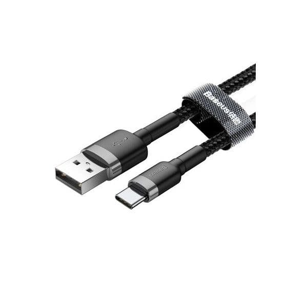 Cabo Baseus Cafule Type C 2A 2 Gray+black CATKLF-CG1 - 6953156278233 - 145303