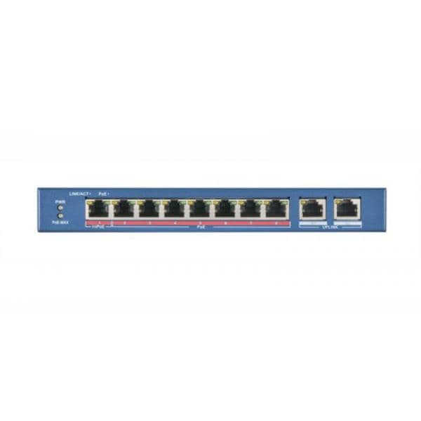 Hikvision Switch PoE DS-3E0310HP-E 10 Portas