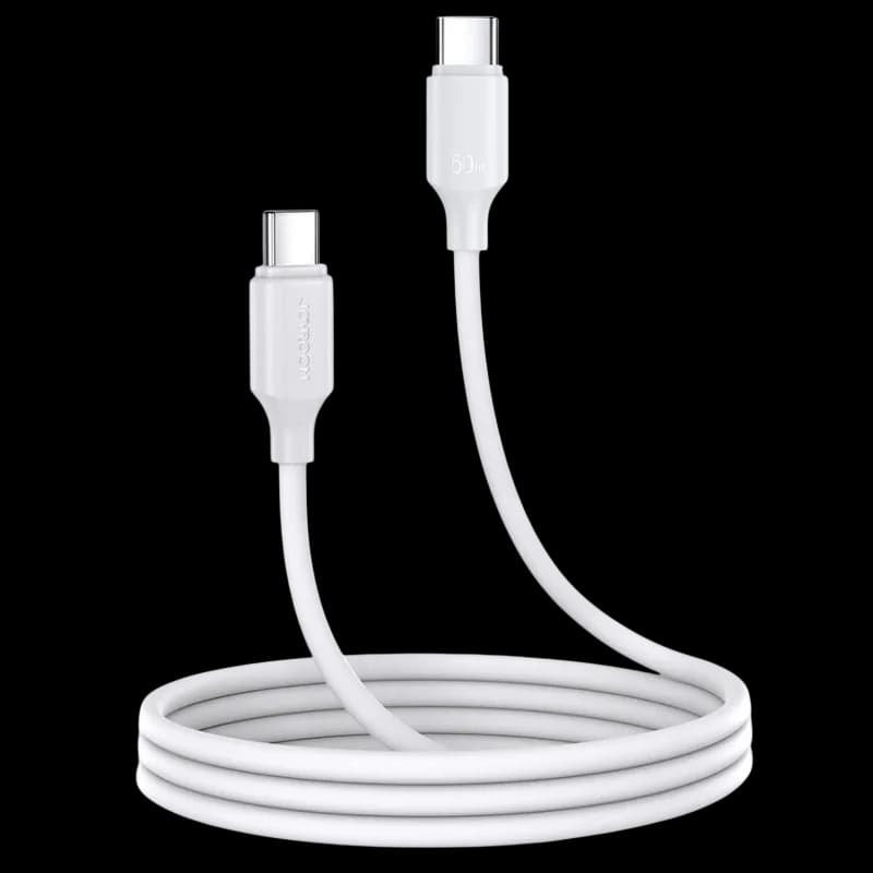 Joyroom S-CC060A9 Cabo USB-C para USB-C 60W 1 Metro Branco