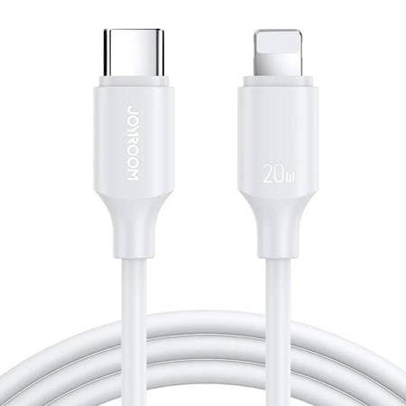 CABO LIGHTNING TIPO-C 20W 2M JOYROOM (BRANCO)