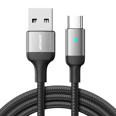 CABO PARA MICRO USB-A 2.4A 1.2M (PRETO)