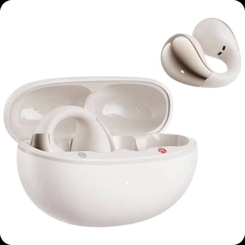 QCY Crossky Clip C30 T33 Bluetooth 5.4 ANC Branco