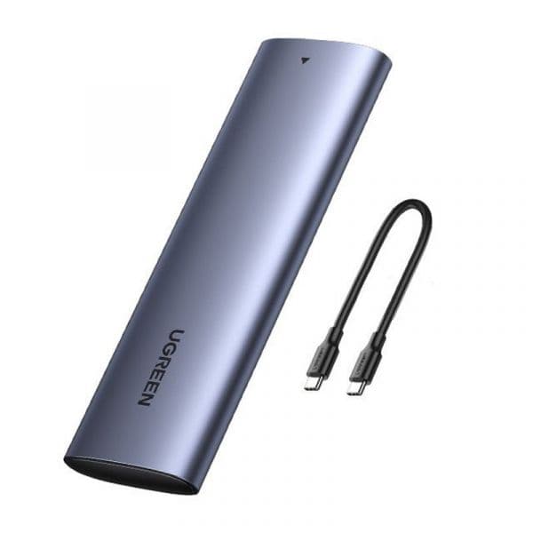 Ugreen Caixa Externa M.2 CM400 SSD M.2 NVMe USB-C/USB-C USB 3.1