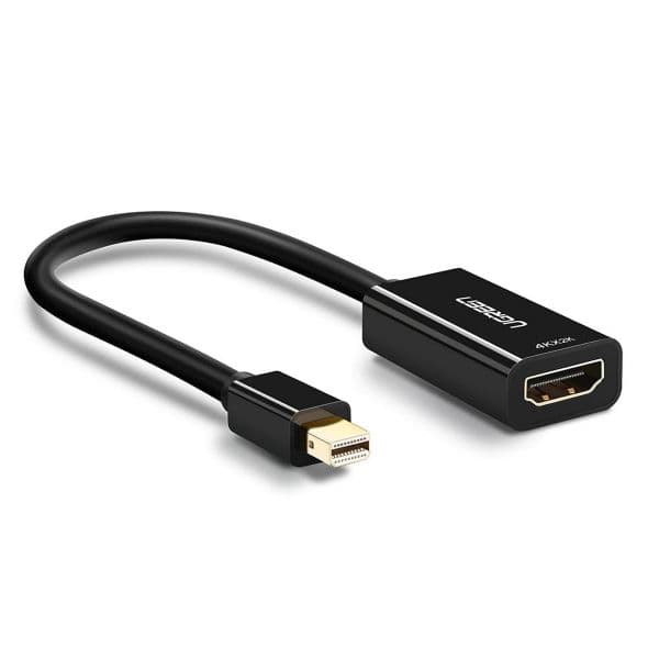 UGREEN Adaptador MD112 Mini DP para HDMI M/F 4K 25cm Preto
