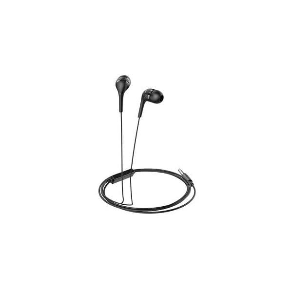 Auriculares Coluna / Hoco Drumbeat Universal Mic M40 Black - 6957531084563