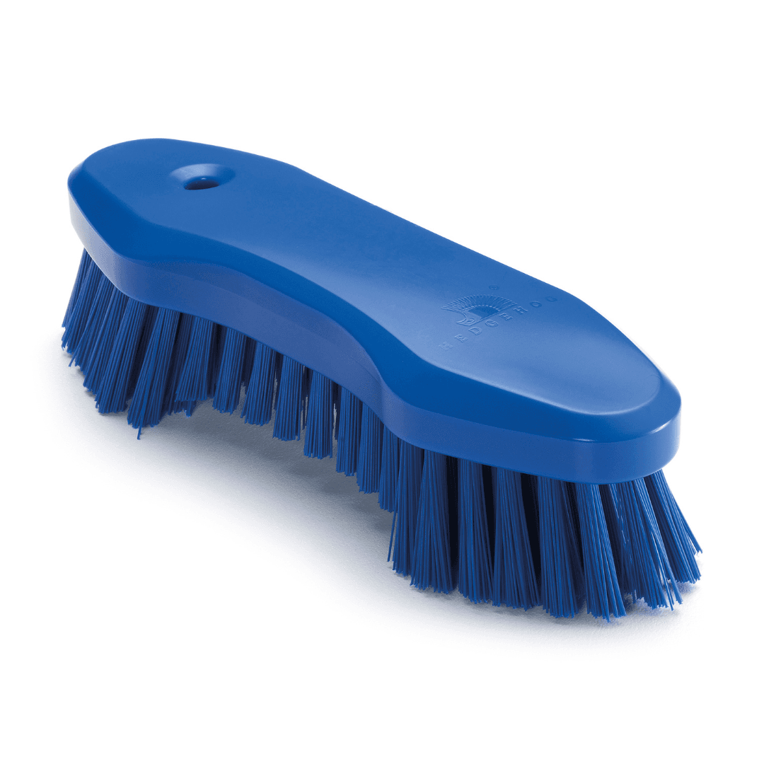 Hedgehog Double Wing Scrub Brush – Escova Manual Profissional para Limpeza Intensiva de Superfícies com Cantos