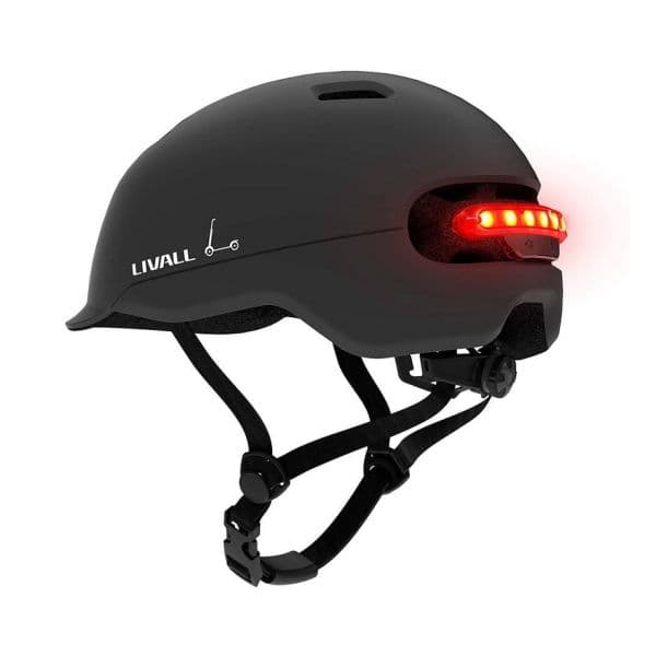 Livall Capacete C20 Tamanho L 57 61cm Preto - TK33330