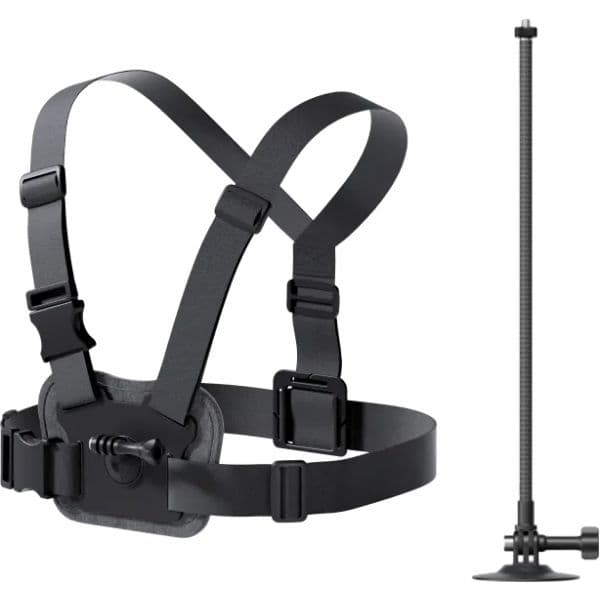 INSTA360 Kit de Neve para Câmaras X4/X3/X2/RS/ACE/GO 3/ONE R com Suporte de Peito e Haste de Extensão