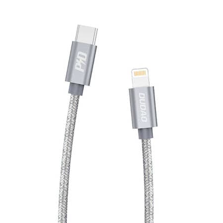 CABO USB-C PARA LIGHTNING DUDAO L5PRO PD 45W, 1M (CINZENTO)
