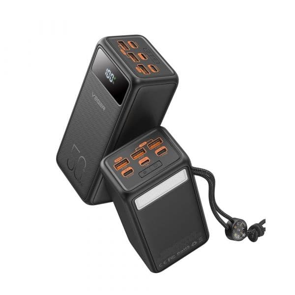Powerbank Veger Tank Boost 56 000mAh Lcd Quick Charge Pd 130W Black (W5001C)