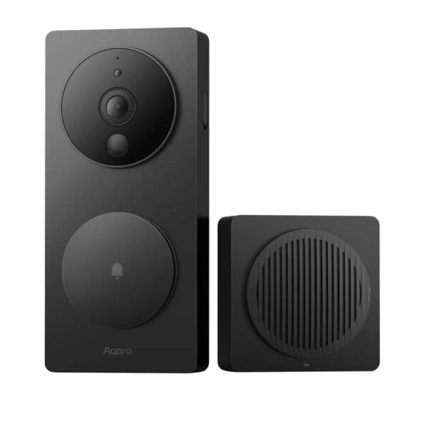Aqara Campainha com Vídeo Inteligente G4 Reconhecimento Facial IA, Zigbee 3.0 / WiFi 2.4Ghz, Matter over WiFi, 1080p, Áudio Bidireccional, Sem Fios