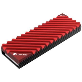 Jonsbo Cooler M. 2-3 M.2 SSD Vermelho M.2-3RED