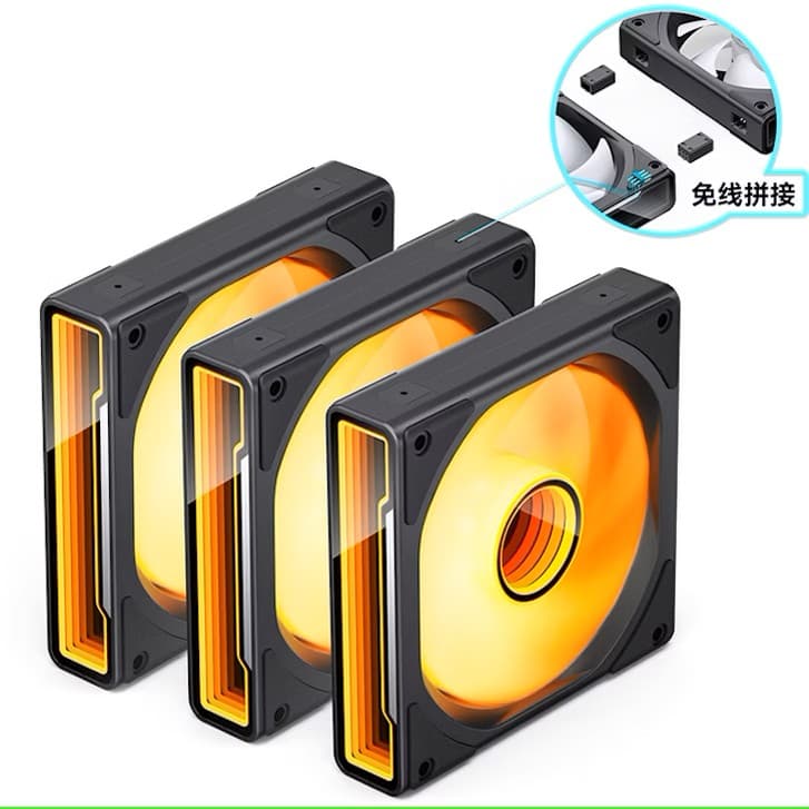 Jonsbo ZK-120B ARGB PWM Black 120mm (3PACK)