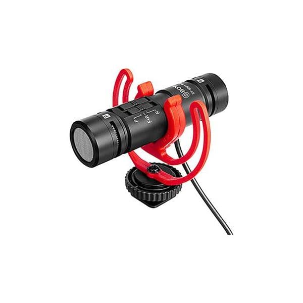 Boya Mic Universal Compacto Duo Stereo/Mono MM1 Pro - BY-MM1PRO