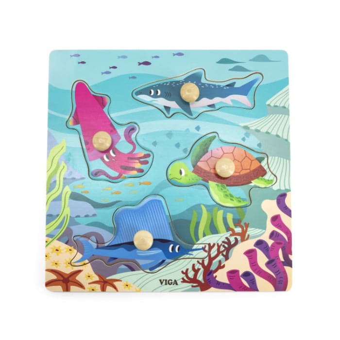 Puzzle Viga Animais marinhos