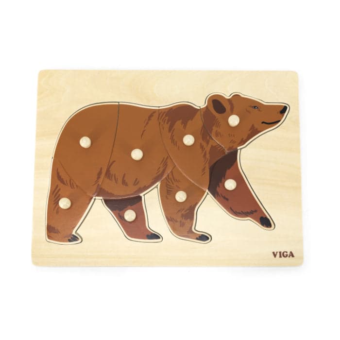 Puzzle Montessori Viga Bear