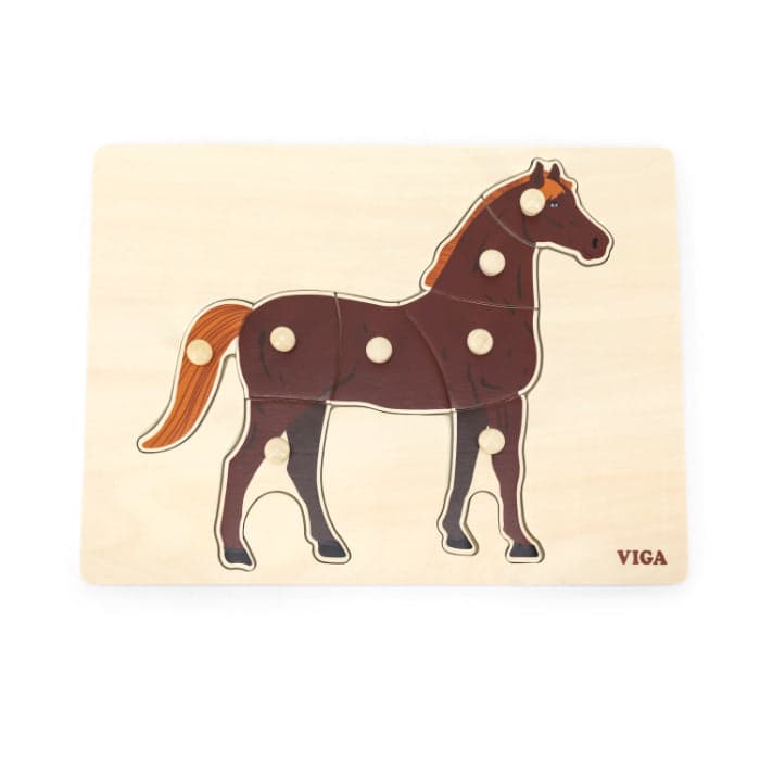 Puzzle Montessori Viga Horse