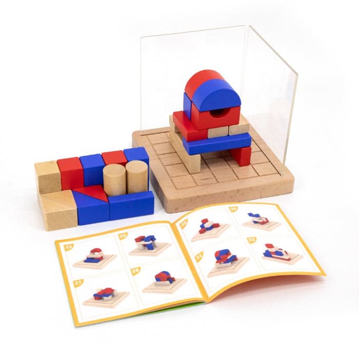 Jogo de construção de blocos 3D Viga