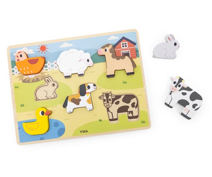 Puzzle Chunky Viga Fazenda