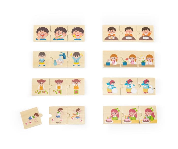 Puzzle de correspondência Viga Atividades