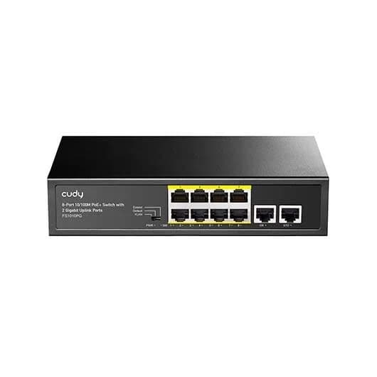 Cudy Switch FS1010PG 8 Portas 10/100Mbps UnManaged PoE+