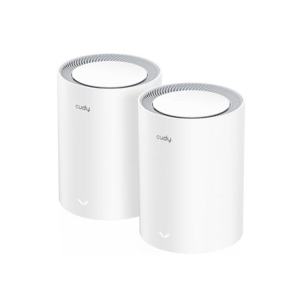 Cudy Pack 2x Sistemas Mesh M3000 Wi-fi 6 Dual Band AX3000 White - M30002-PACK-V2.0