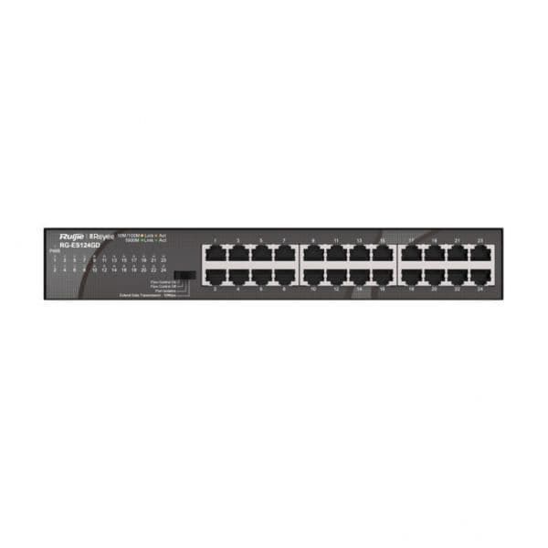Ruijie Networks Switch Reyee RG-ES124GD de 5 Portas 10/100 Mbps