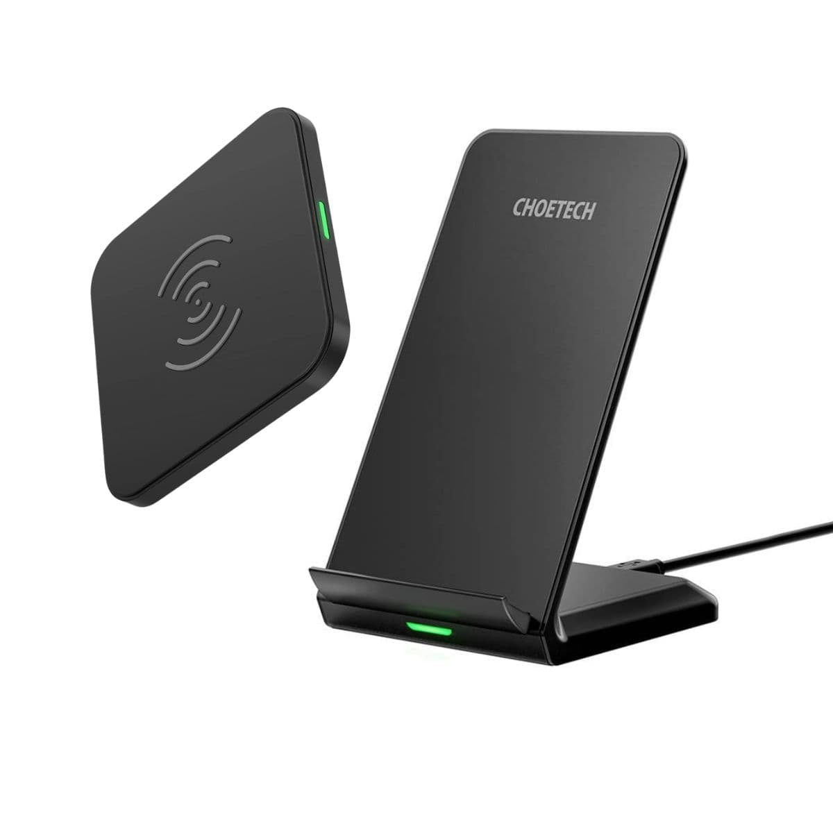 Choetech Set de Carregadores de Indução/wireless T511-S + Suporte T524-S 10W - Ligatu