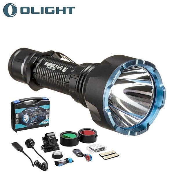 Olight Lanterna Tactica Warrior X Turbo Kit de Caça led 1100 Lúmens Preto