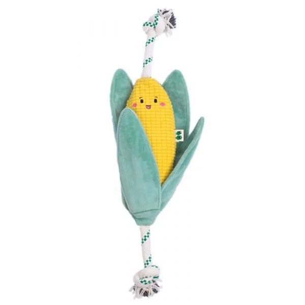 GREEN SHEEP Brinquedo Cão Stuffing Free Corn L