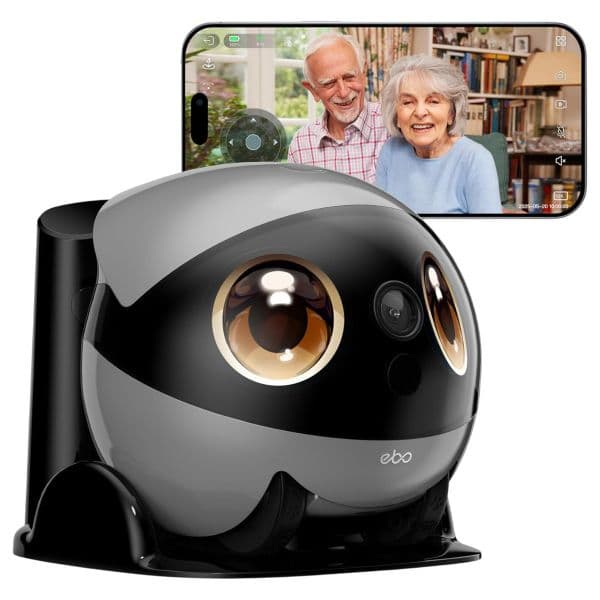 Enabot Robô de Companhia EBO Air 2 Plus Orbit 3K Cinza