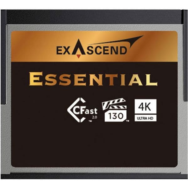 Cartão Exascend Cfast 2.0 1TB R550/W530 Essential Serie - EXASCENDEXSD3X001T