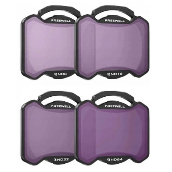 FREEWELL Filtros ND8.16.32.64 para DJI Avata 2 Standard Day Preto