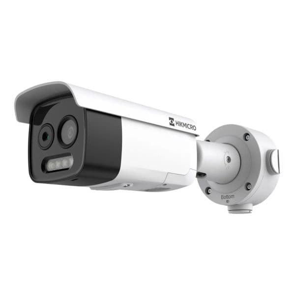 Hikvision Câmara de Segurança IP HeatPro Dual Bullet 5MP 8mm Exterior IP67 Térmica 256x192 Bi-Spectrum HM-TD2628-7/G1/T3A
