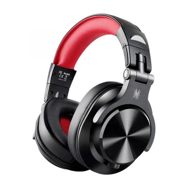 OneOdio A71 Com Fio Over-Ear Preto e Vermelho