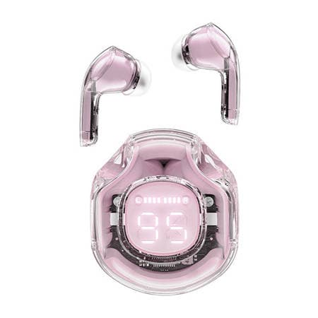 Acefast T8 fones de ouvido sem fio Bluetooth TWS rosa