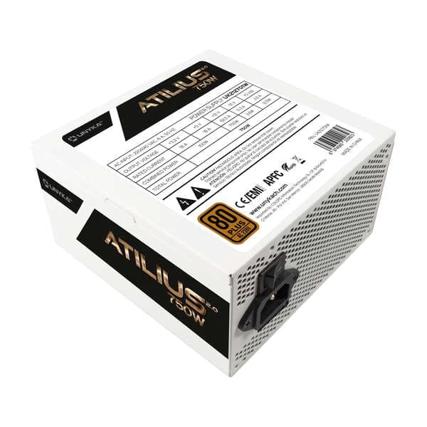 UNYKACH ATILIUS 2.0 WHITE 750W 80 PLUS BRONZE FUENTE DE ALIMENTAC